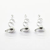 Zinc Alloy Twist Shape Charm for Earrings Making - 50pcs