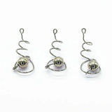 Zinc Alloy Twist Shape Charm for Earrings Making - 50pcs