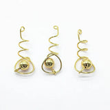 Zinc Alloy Twist Shape Charm for Earrings Making - 50pcs