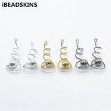 Zinc Alloy Twist Shape Charm for Earrings Making - 50pcs