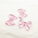 Acrylic Bow Beads for DIY Jewelry Making, 60pcs