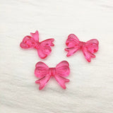 Acrylic Bow Beads for DIY Jewelry Making, 60pcs