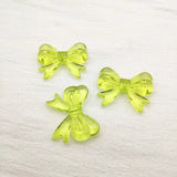 Acrylic Bow Beads for DIY Jewelry Making, 60pcs