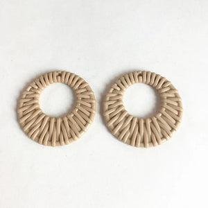 50pcs Acrylic Round-Shape Earring Charms for Jewelry Making DIY