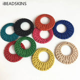 50pcs Acrylic Round-Shape Earring Charms for Jewelry Making DIY
