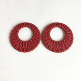 50pcs Acrylic Round-Shape Earring Charms for Jewelry Making DIY