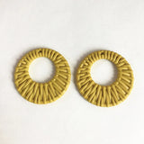 50pcs Acrylic Round-Shape Earring Charms for Jewelry Making DIY