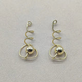 Twist Shape Charm for Earrings - 50pcs DIY Jewelry Findings