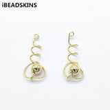 Twist Shape Charm for Earrings - 50pcs DIY Jewelry Findings