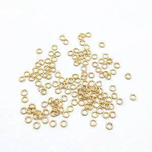 500pcs Real Plating Jump Rings/Split Rings for Jewelry DIY - 4mm