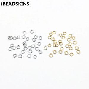 500pcs Real Plating Jump Rings/Split Rings for Jewelry DIY - 4mm
