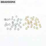 500pcs Real Plating Jump Rings/Split Rings for Jewelry DIY - 4mm