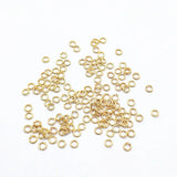 500pcs Real Plating Jump Rings/Split Rings for Jewelry DIY - 4mm