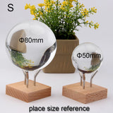 5*5 Metal Wood Base Crystal Ball Golf Ball Display Stand