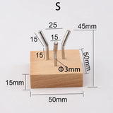 5*5 Metal Wood Base Crystal Ball Golf Ball Display Stand