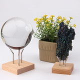 5*5 Metal Wood Base Crystal Ball Golf Ball Display Stand