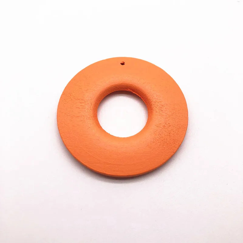 50mm 50pcs Wood Charm Earring Parts DIY Jewelry Making