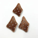 Corduroy Irregular Trapezoid-Shaped Earring Charms 50pcs