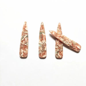 Drop-Shaped Earring Charm 100pcs/Lot Earring Parts DIY Jewelry Findings