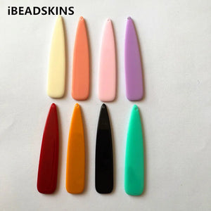 100pcs Acrylic Drop-Shape Charms for Earrings DIY
