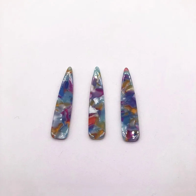 Acetic Acid Drop Shape Earring Charms 100pcs/lot