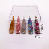 Acetic Acid Drop Shape Earring Charms 100pcs/lot