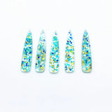 Sequin Drop Charm for Jewelry Findings/Earrings DIY - 100pcs