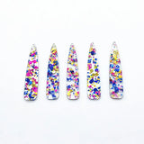 Sequin Drop Charm for Jewelry Findings/Earrings DIY - 100pcs