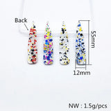Sequin Drop Charm for Jewelry Findings/Earrings DIY - 100pcs
