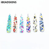 Sequin Drop Charm for Jewelry Findings/Earrings DIY - 100pcs
