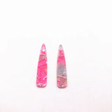 Acetic Acid Drop Shape Charm Earring Accessories 100pcs
