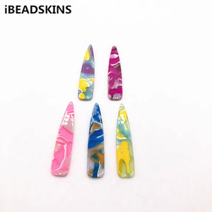Acetic Acid Drop Shape Charm Earring Accessories 100pcs