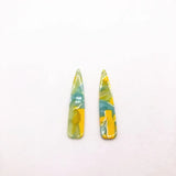 Acetic Acid Drop Shape Charm Earring Accessories 100pcs