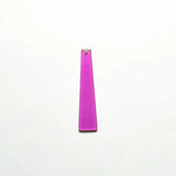 Neon Effect Trapezoid Charms for Stud Earrings - 100pcs
