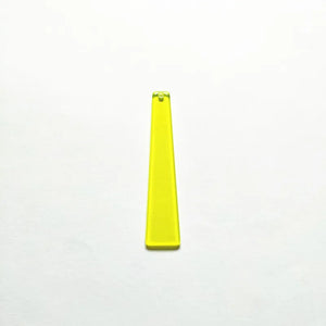 Neon Effect Trapezoid Charms for Stud Earrings - 100pcs