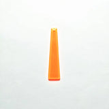 Neon Effect Trapezoid Charms for Stud Earrings - 100pcs