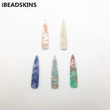 100pcs Acetic Acid Drop-shape Charms for Earrings Accessories