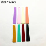 100pcs Acrylic Trapezoid Charms for Stud Earrings DIY