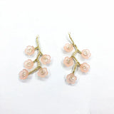Hand Weave Flower Charm for Earrings and Hairpin Accessories