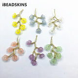 Hand Weave Flower Charm for Earrings and Hairpin Accessories