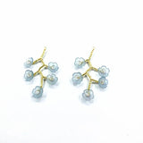 Hand Weave Flower Charm for Earrings and Hairpin Accessories