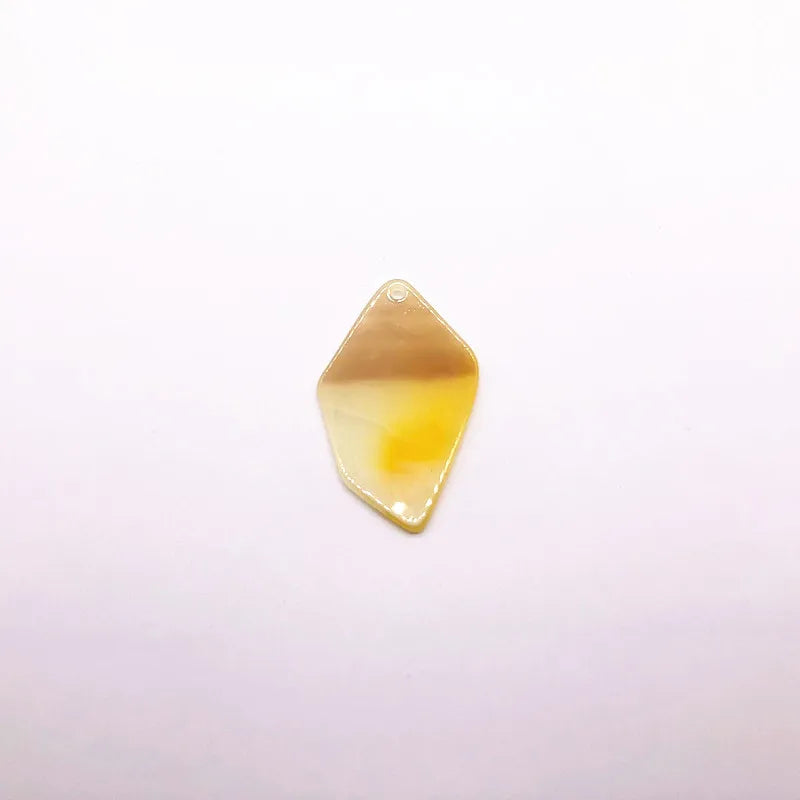 Acrylic Leaf Charm for Earrings - 50pcs