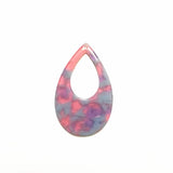30pcs Acetic Acid Marble Drop-shape Charms for DIY Earring/Jewelry Making