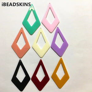 Acrylic Rhombus Charms for Earrings DIY 100pcs/lot
