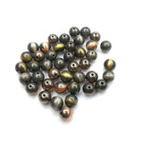 6-20mm Cat Eye/Brushed Round Beads for Earrings DIY
