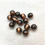 6-20mm Cat Eye/Brushed Round Beads for Earrings DIY