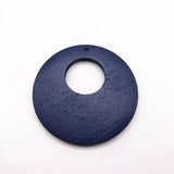 60mm Wood Charm Earring Parts 50pcs/Lot for DIY Jewelry Making