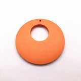 60mm Wood Charm Earring Parts 50pcs/Lot for DIY Jewelry Making
