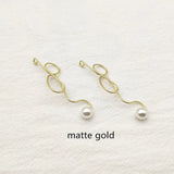 Twisted Shape Charm for Earrings DIY - 50pcs Zinc Alloy Jewelry Findings