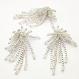 20pcs Pearl Flat Back Flower for Earring DIY Parts